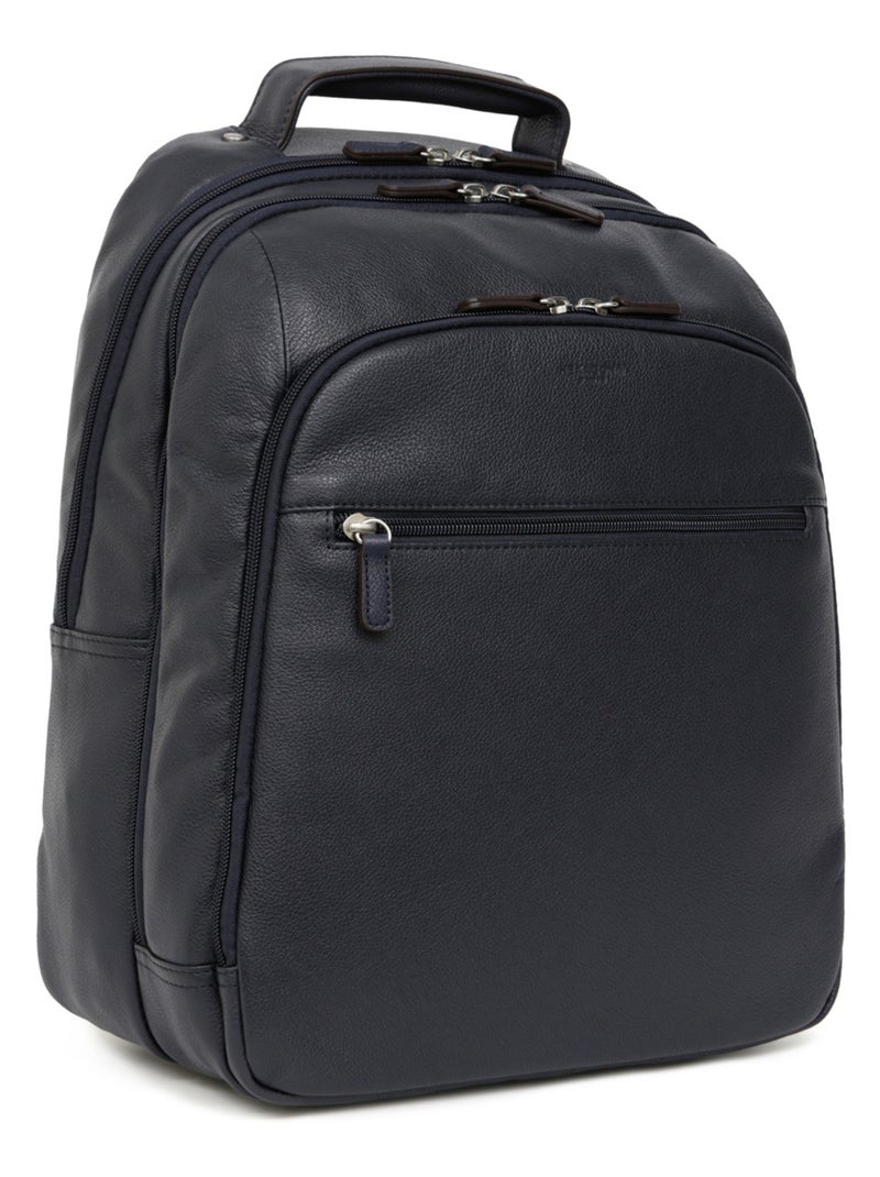 Zaino - 13" & a4 - pelle confort hexagona Blu marino - Kiabi