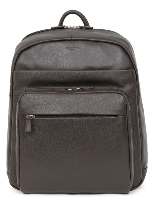 Zaino - 13" & a4 - pelle confort hexagona - Kiabi