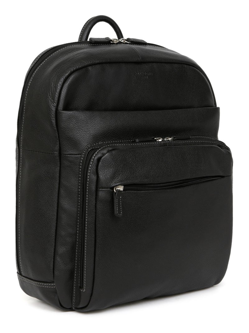 Zaino - 13" & a4 - pelle confort hexagona Nero - Kiabi