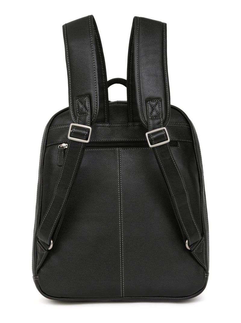 Zaino - 13" & a4 - pelle confort hexagona Nero - Kiabi