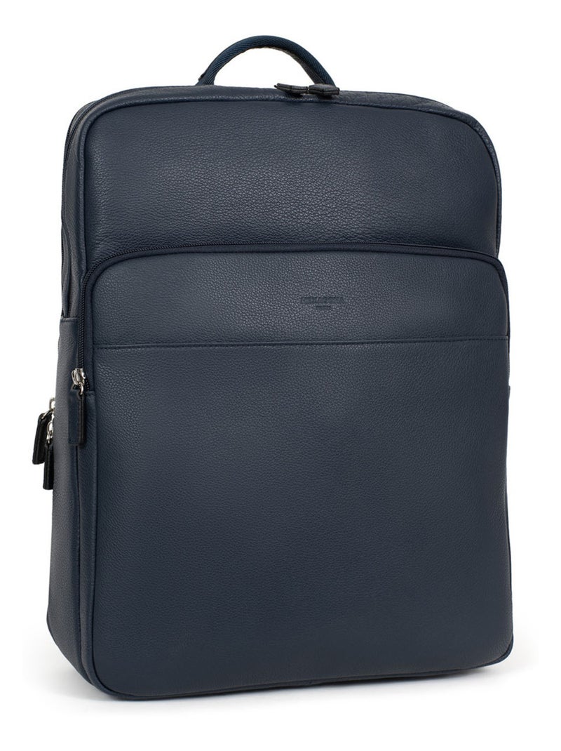 Zaino - 15" & tablet & a4 - pelle confort hexagona Blu marino - Kiabi