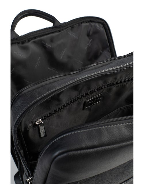 Zaino - 15" & tablet & a4 - pelle confort hexagona - Kiabi