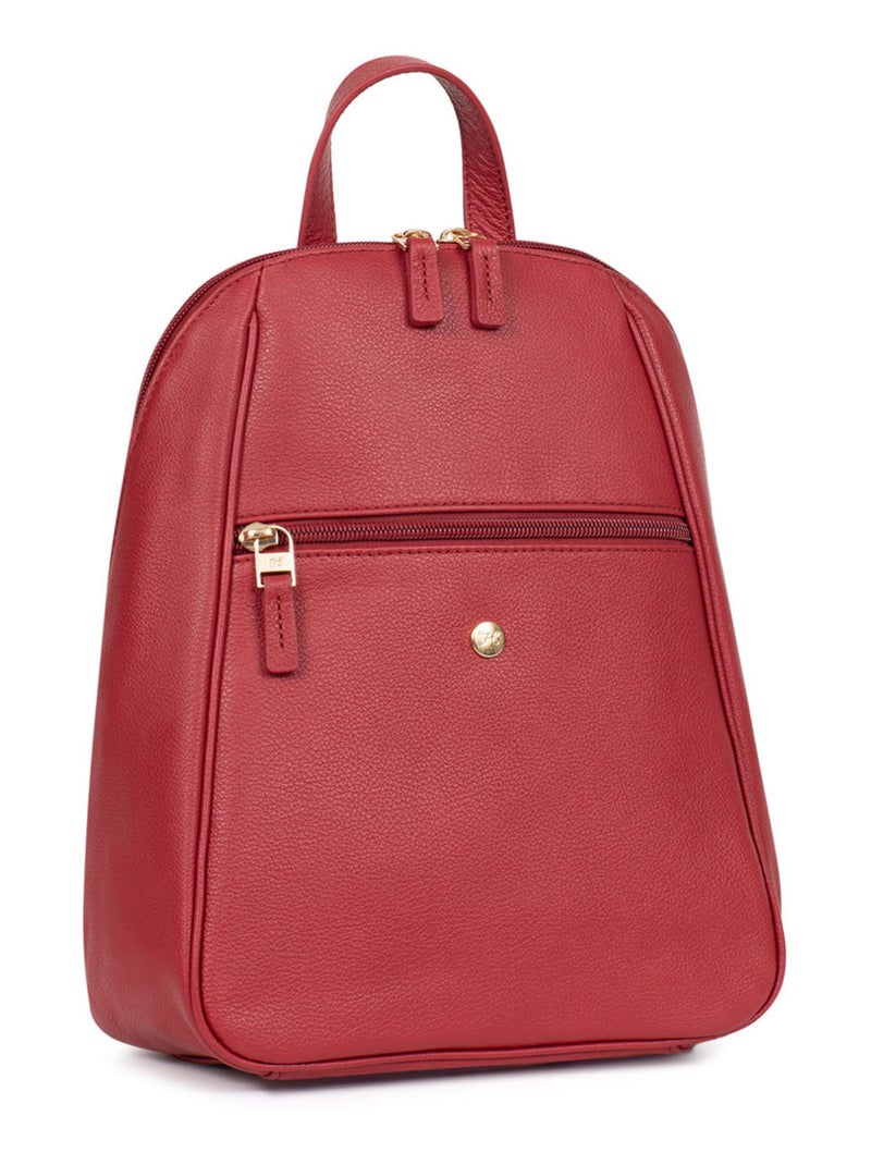 Zaino - pelle luna hexagona Rosso scuro - Kiabi
