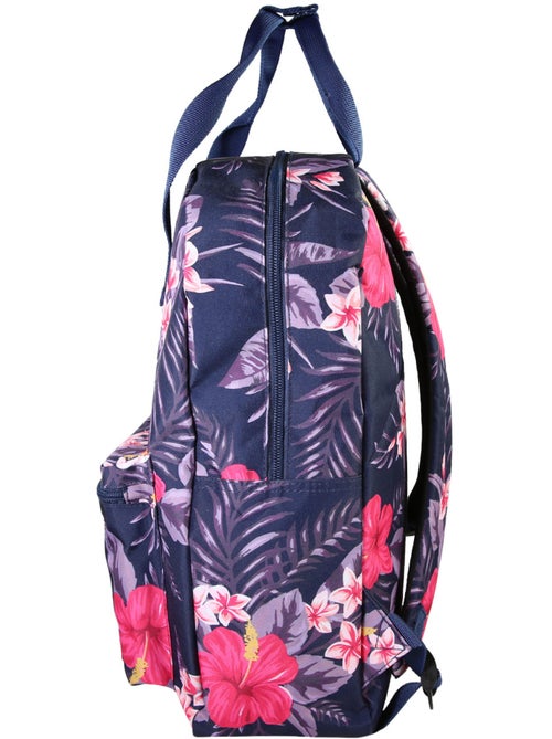 Zaino bambina Offshore viola floreale 1 scomparto - Kiabi
