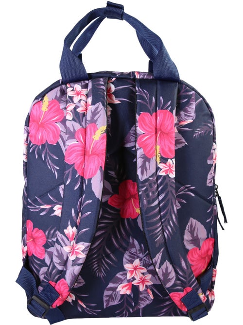Zaino bambina Offshore viola floreale 1 scomparto - Kiabi
