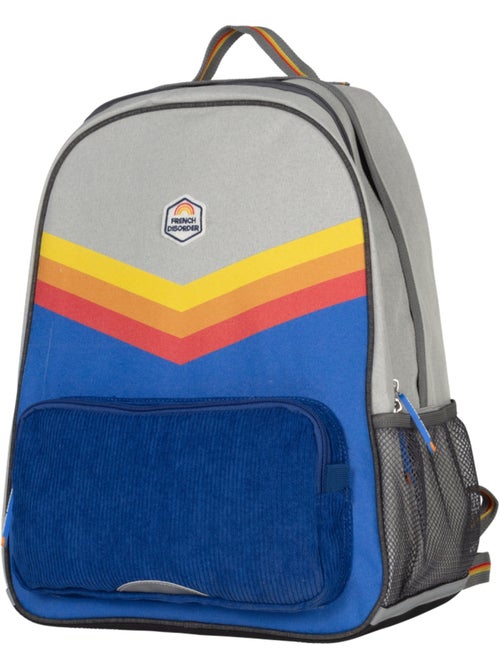 Zaino bambino 2 scomparti FRENCH DISORDER stile color block rétro - Kiabi Zaino bambino 2 scomparti FRENCH DISORDER stile color block rétro - Kiabi