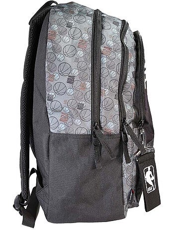 Zaino bambino NBA San Antonio Spurs grigio e nero 2 scomparti