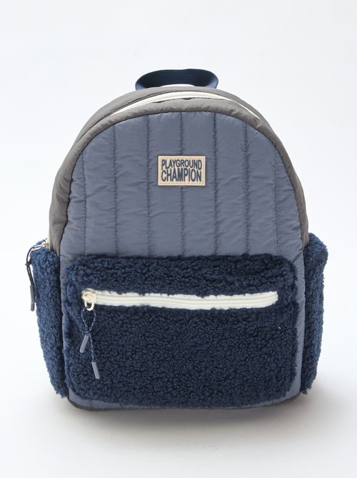 Zaino bi-materiale - Kiabi