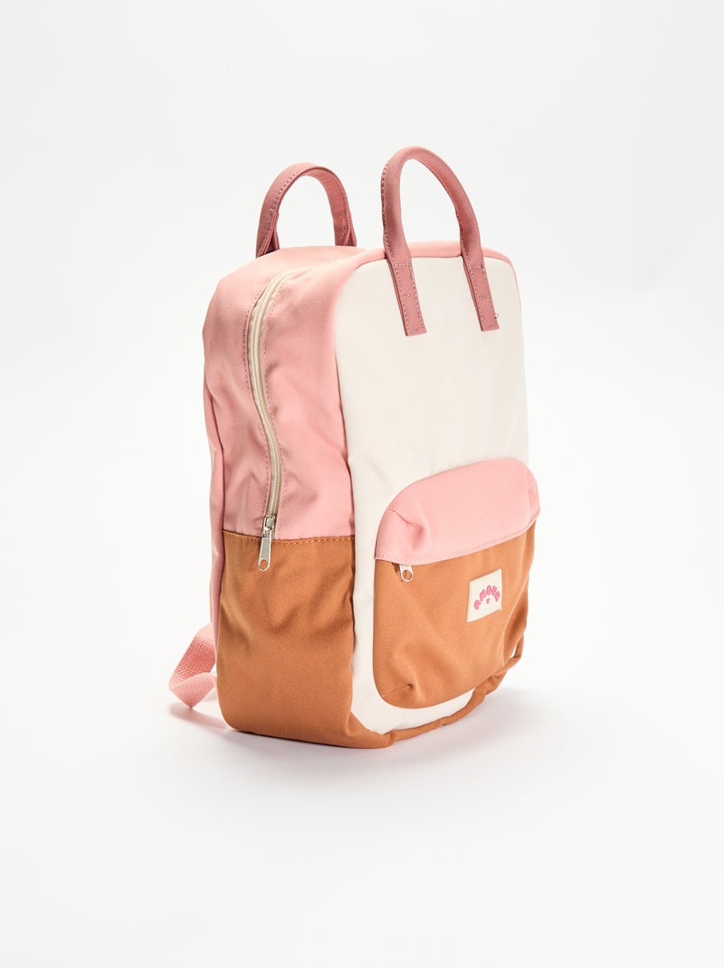 Zaino color block Beige - Kiabi