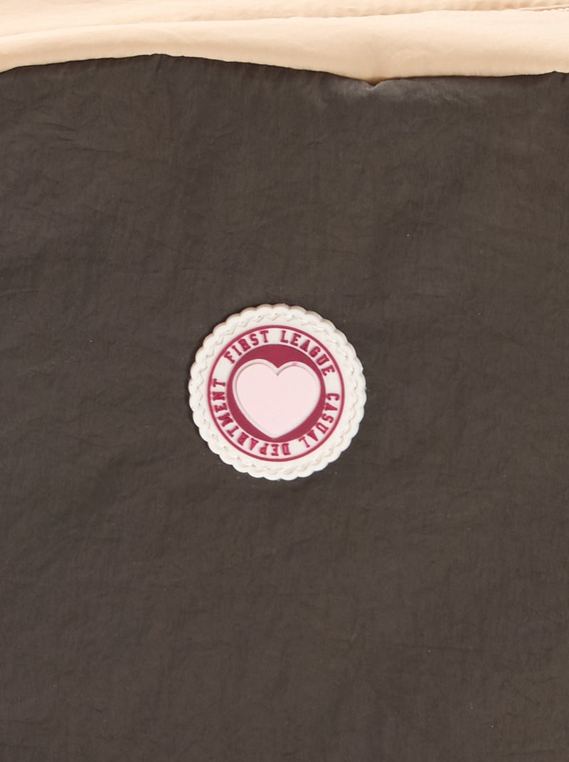 Zaino color block Marrone - Kiabi