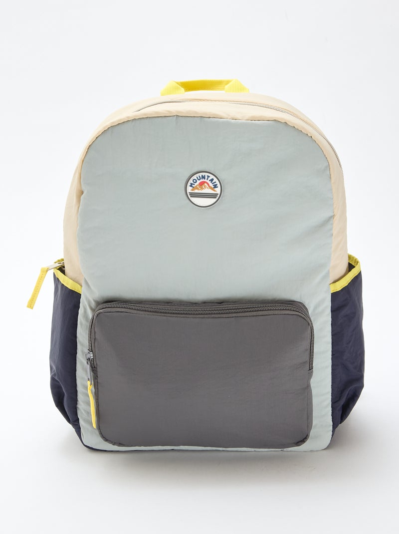 Zaino color block Verde - Kiabi