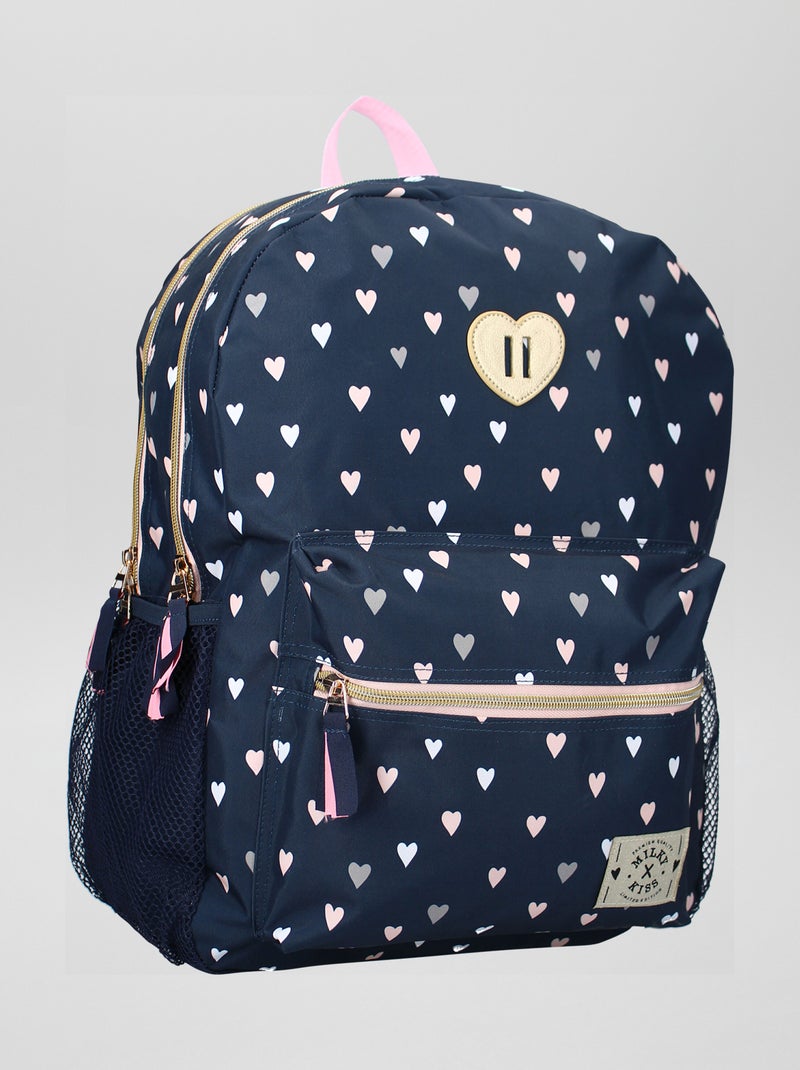 Zaino con 2 scomparti blu - Kiabi