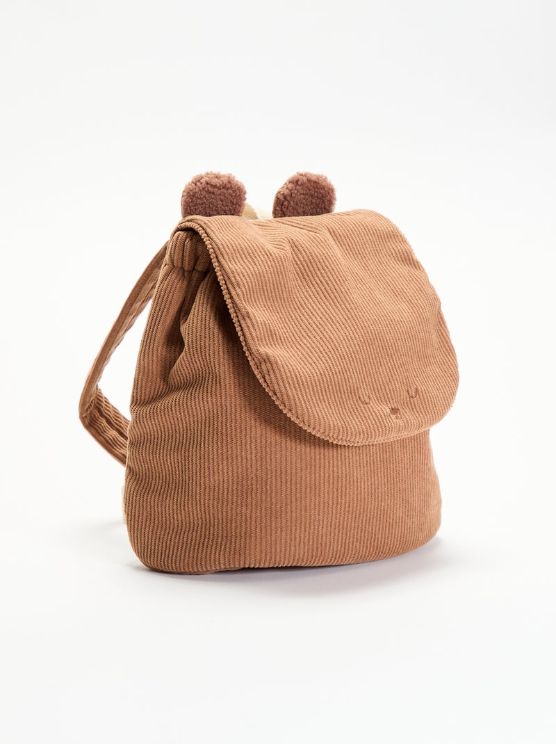 Zaino con aspetto animale e orecchie Marrone - Kiabi