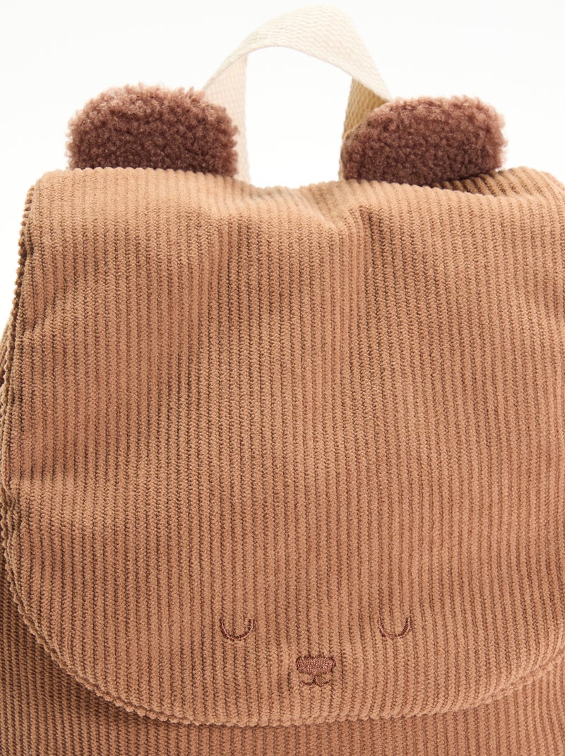 Zaino con aspetto animale e orecchie Marrone - Kiabi