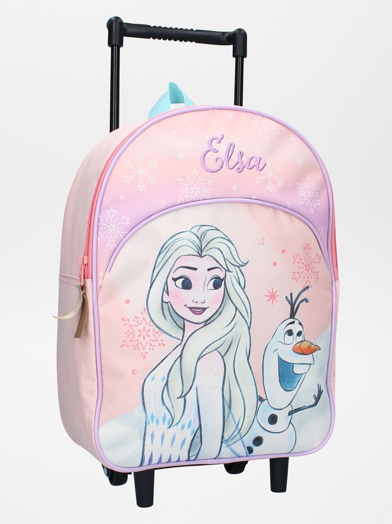 Zaino con rotelle 'Elsa' 'Frozen' ROSA - Kiabi