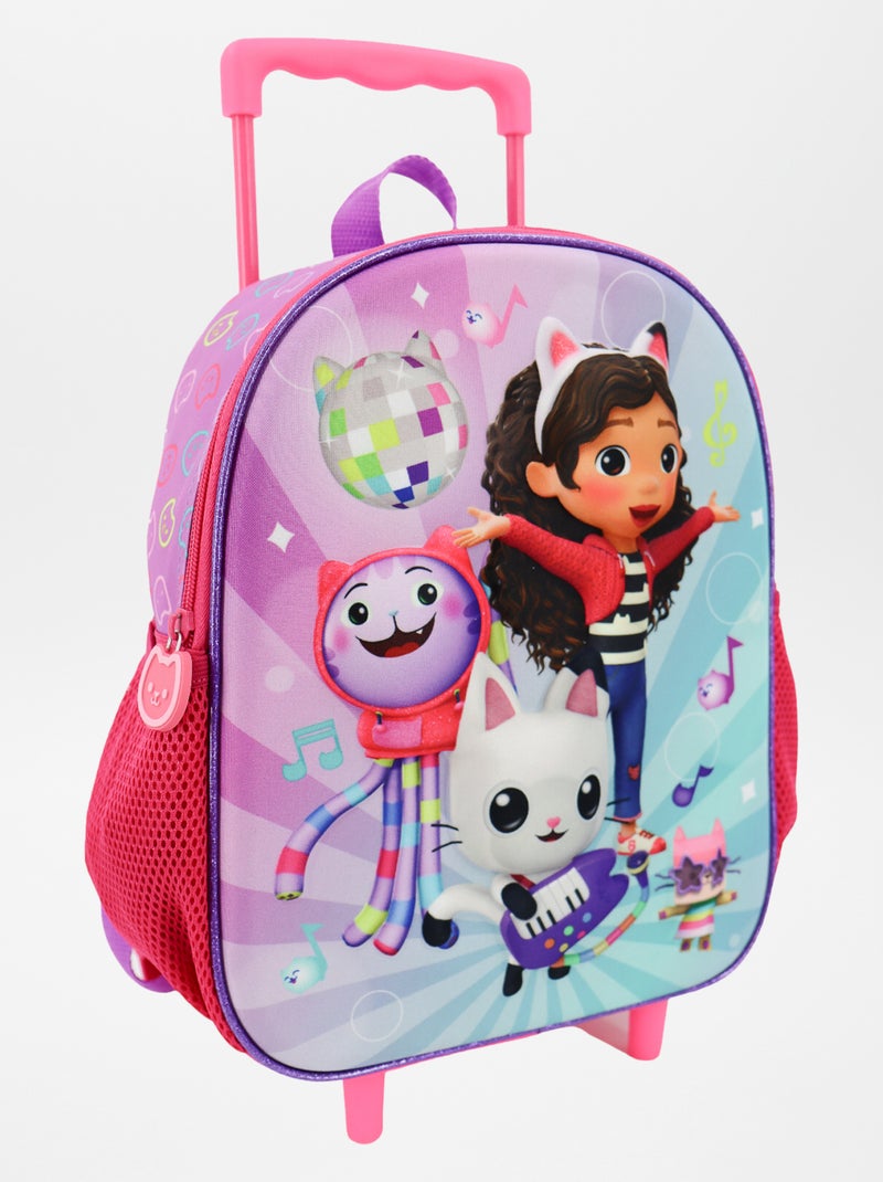 Zaino con rotelle 'La casa delle bambole di Gabby' ROSA - Kiabi