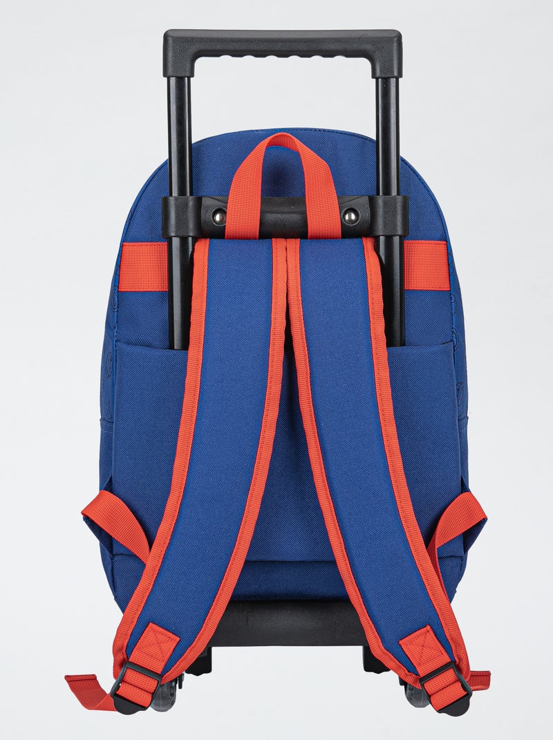 Zaino con rotelle 'Mario' blu - Kiabi