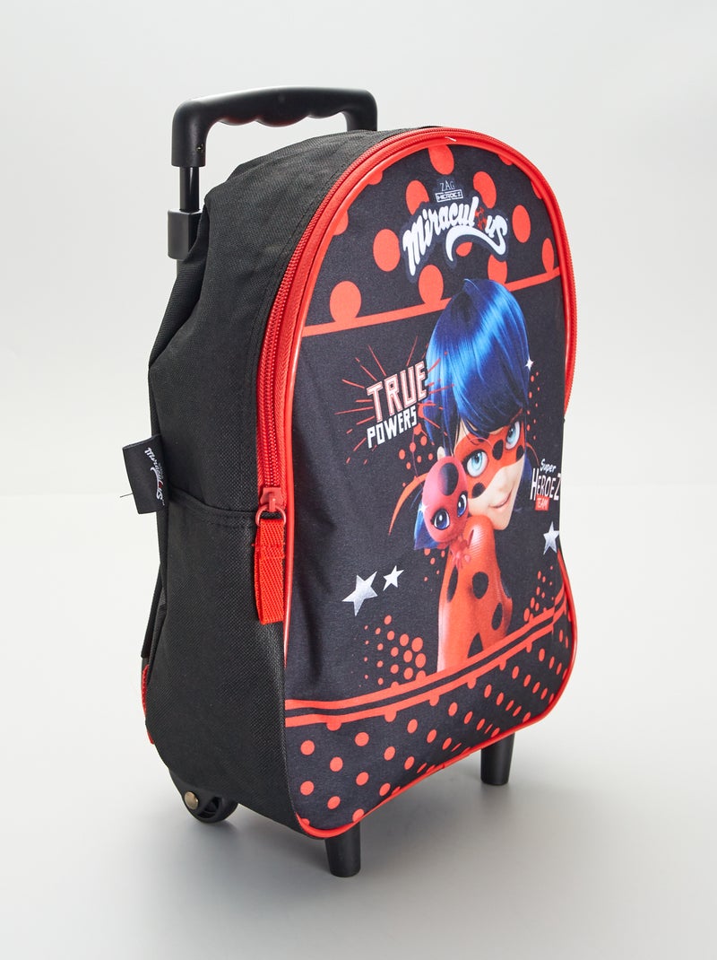 Zaino con rotelle 'Miraculous' nero - Kiabi