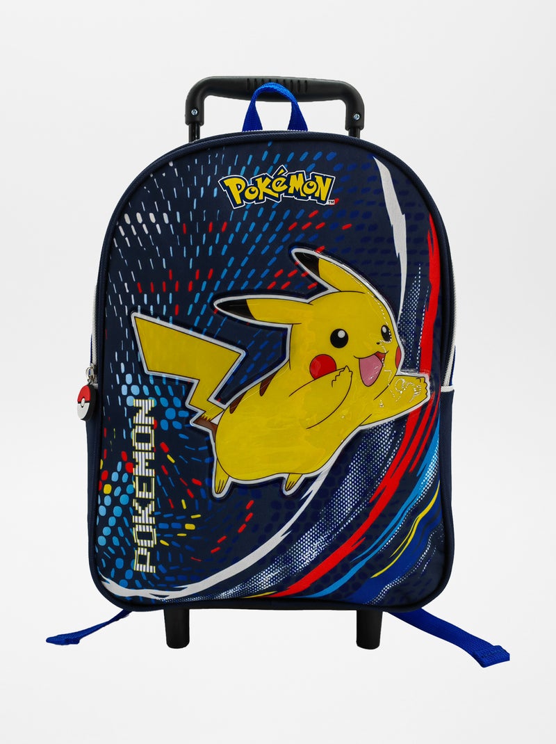 Zaino con rotelle 'Pokemon' blu - Kiabi