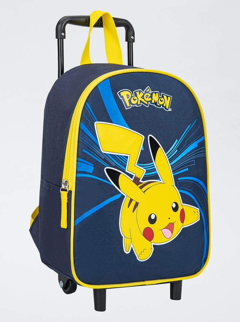Zaino con rotelle 'Pokemon' blu - Kiabi