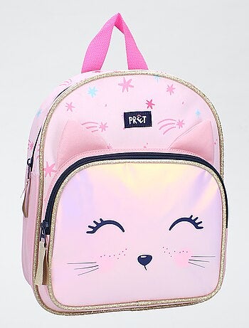 Zaino con stampa 'gatto'