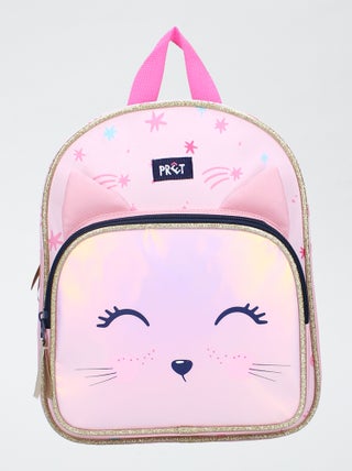 Zaino con stampa 'gatto'