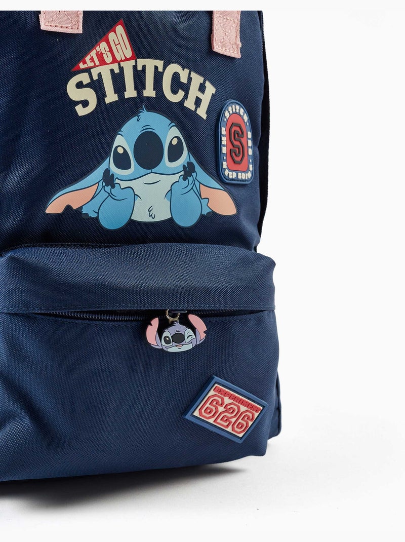 Zaino con stampe di Stitch Blu scuro - Kiabi