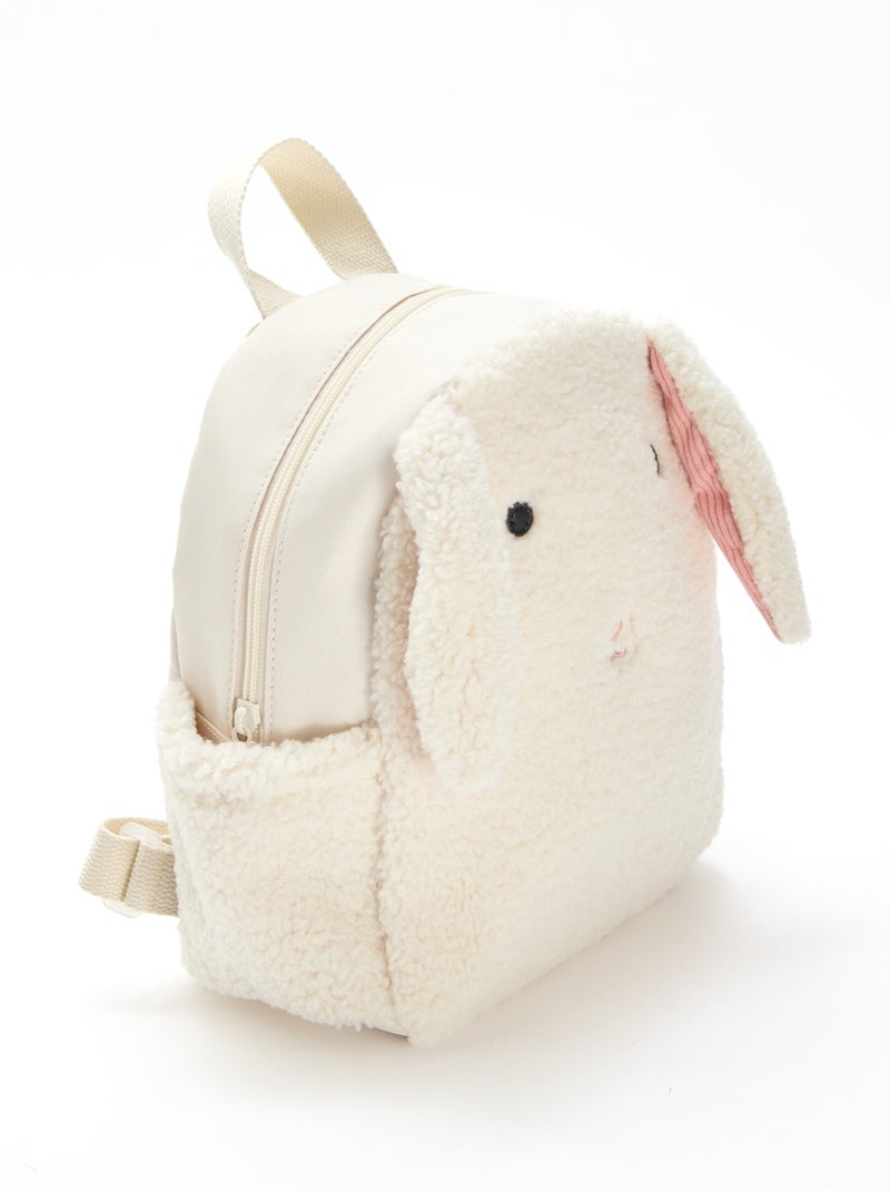 Zaino coniglietto animato Bianco - Kiabi