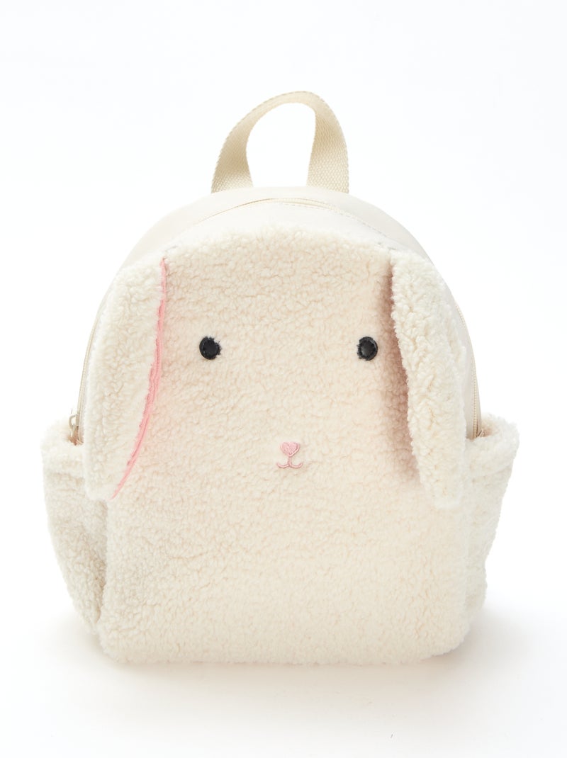 Zaino coniglietto animato Bianco - Kiabi