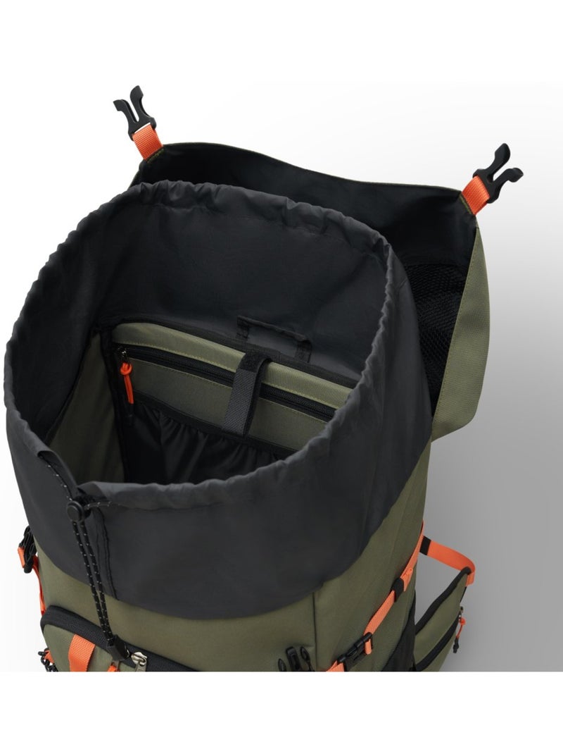 Zaino da escursionismo da 50 l con copertura impermeabile escursionismo uomo e d Verde - Kiabi