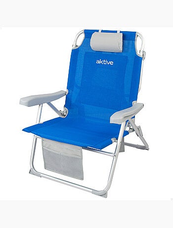 Zaino da spiaggia 55x66x86 cm 110 kg con cuscino, borsa e tasca aktive