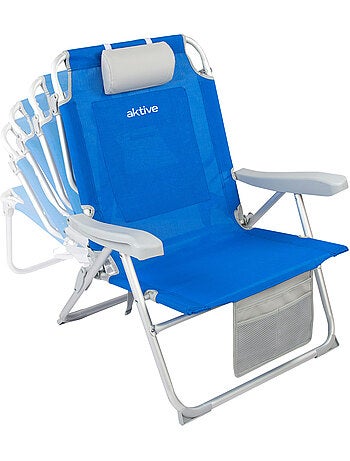 Zaino da spiaggia 55x66x86 cm 110 kg con cuscino, borsa e tasca aktive