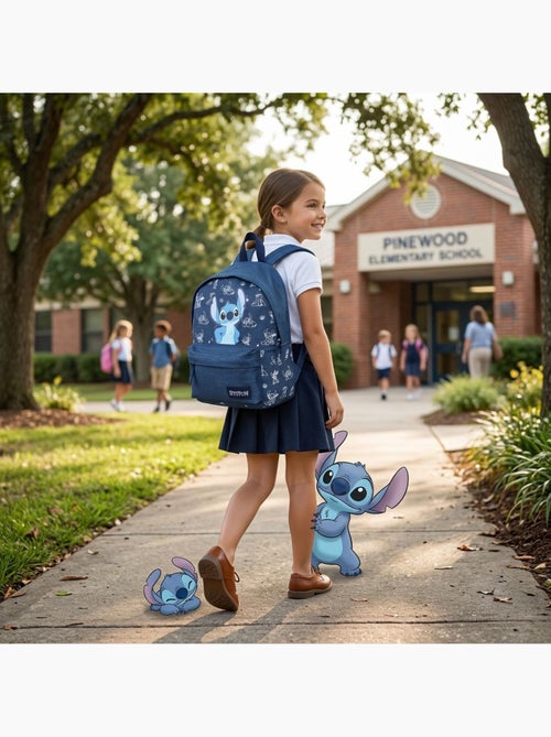 Zaino Disney Stitch 37 cm, scuola primaria e media per bambine 795-01104 - Kiabi Zaino Disney Stitch 37 cm, scuola primaria e media per bambine 795-01104 - Kiabi