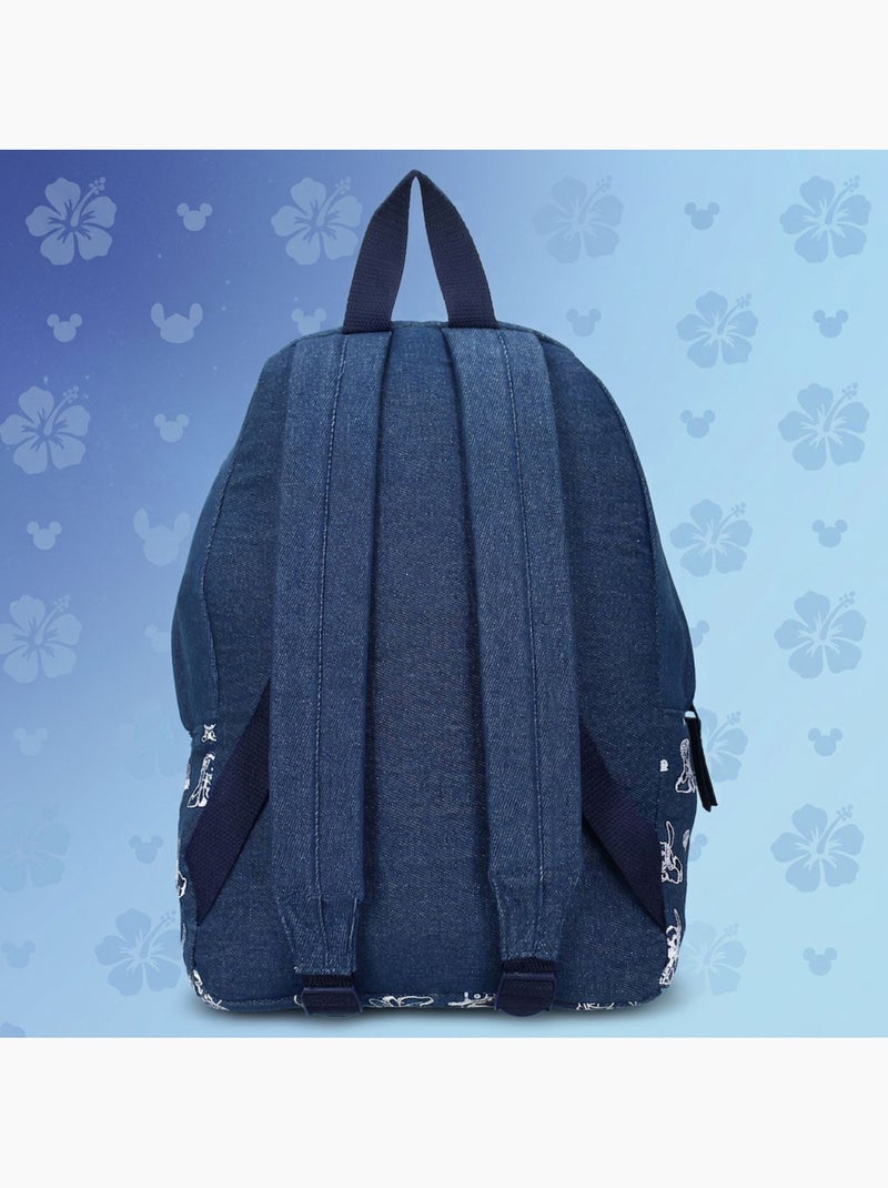 Zaino Disney Stitch 37 cm, scuola primaria e media per bambine 795-01104 Blu Multicolore - Kiabi