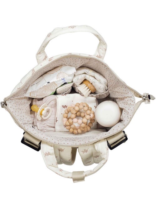 Zaino fasciatoio per neonato in cotone impermeabile | walking mum | walking mum - Kiabi Zaino fasciatoio per neonato in cotone impermeabile | walking mum | walking mum - Kiabi