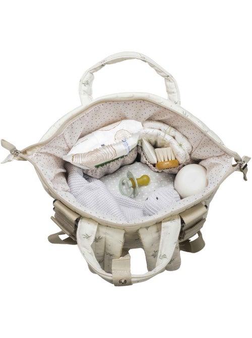 Zaino fasciatoio per neonato in cotone impermeabile | walking mum | walking mum - Kiabi Zaino fasciatoio per neonato in cotone impermeabile | walking mum | walking mum - Kiabi