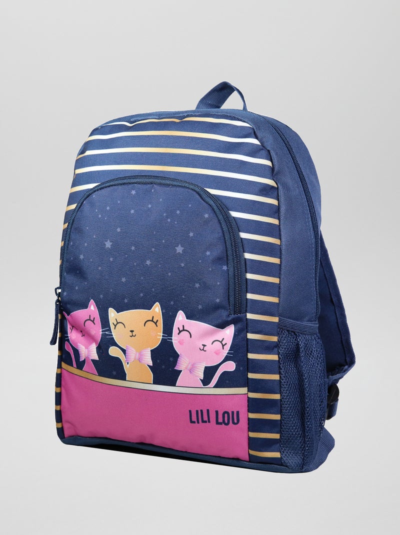 Zaino 'gatti' blu - Kiabi