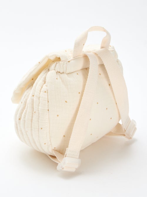 Zaino in garza di cotone stampato - Kiabi