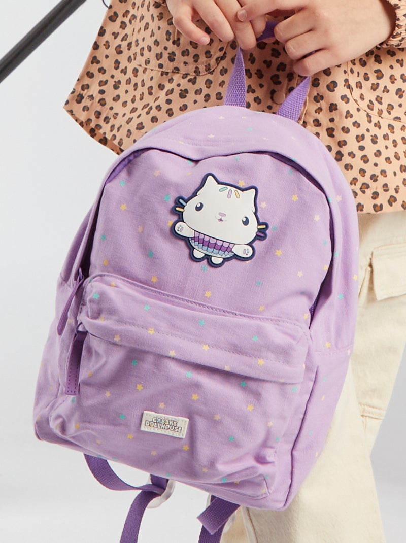 Felpa Con Cappuccio Gabby's Dollhouse Per Bambine | Felpa Viola Cotone Morbida Con Stampa Personaggi - Foto 8