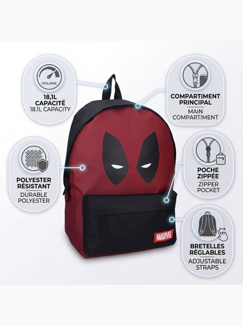 Zaino Marvel Deadpool Encore Time 204-00614 DEADPOOL - Kiabi Zaino Marvel Deadpool Encore Time 204-00614 DEADPOOL - Kiabi