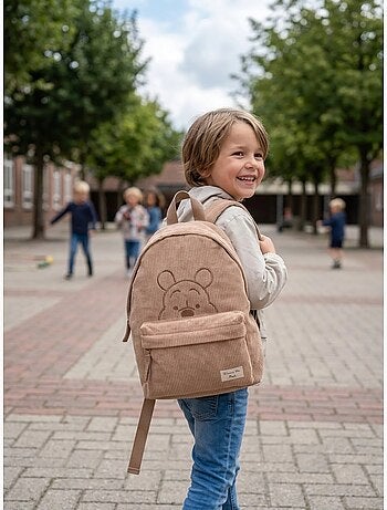 Zaino maternelle in velluto a coste winnie the pooh disney