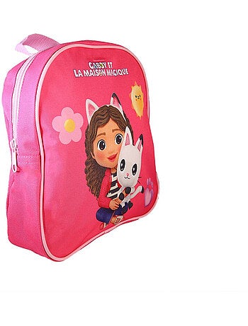 Zaino merenda scuola materna bambina Gabby’s Dollhouse 24 cm rosa 1 scomparto