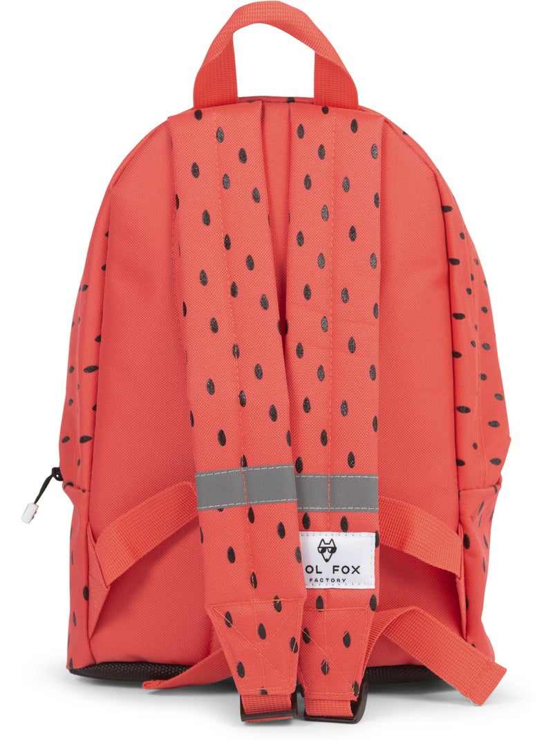 Zaino mini bambina POL FOX TUTTI FRUTTI rosso e arancione motivo frutta scuola materna Multicolore - Kiabi