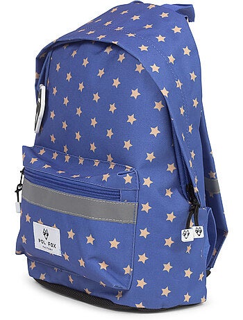 Zaino mini bambino POL FOX CATCH blu motivo stella scuola materna