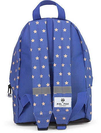 Zaino mini bambino POL FOX CATCH blu motivo stella scuola materna