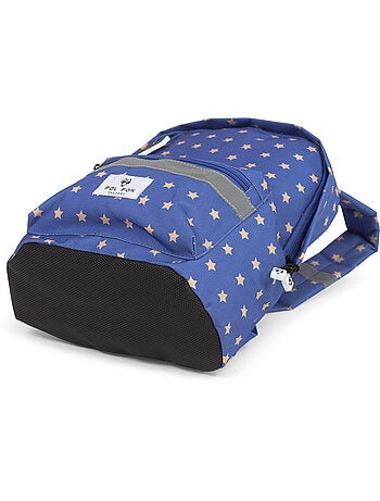 Zaino mini bambino POL FOX CATCH blu motivo stella scuola materna