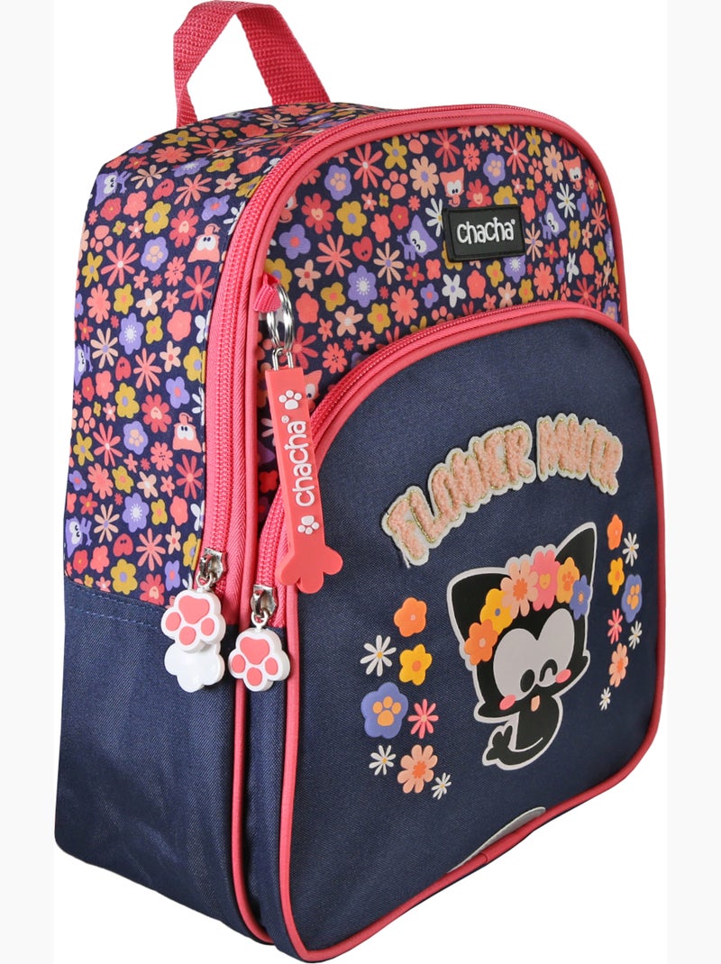 Zaino mini scuola bambina 1 scomparto CHACHA blu rosa Blu Rosa - Kiabi