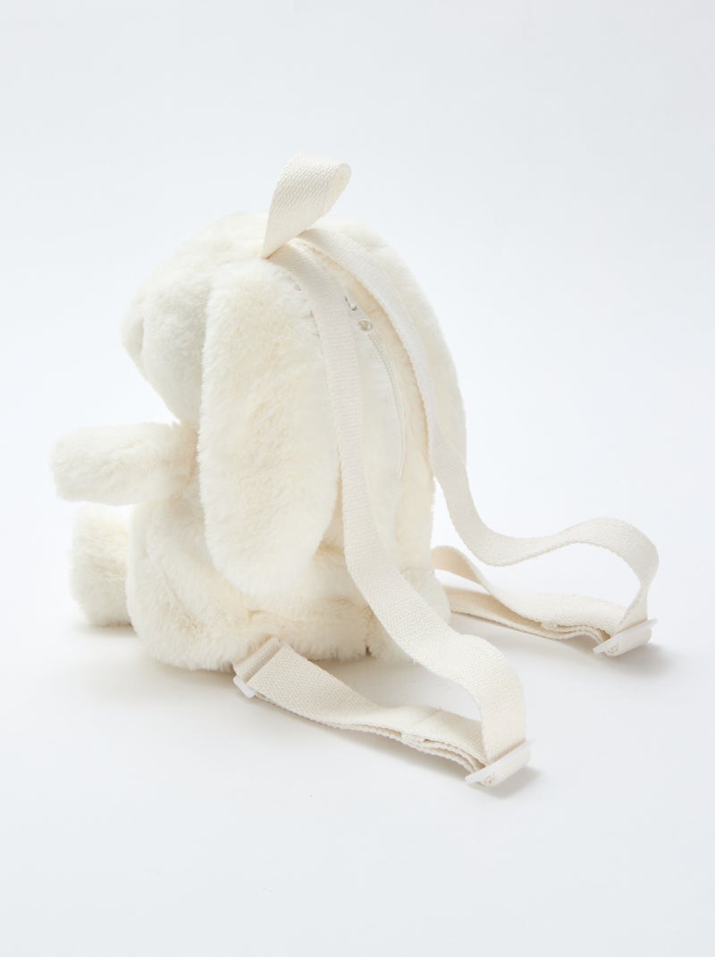 Zaino peluche 'coniglio' Bianco - Kiabi