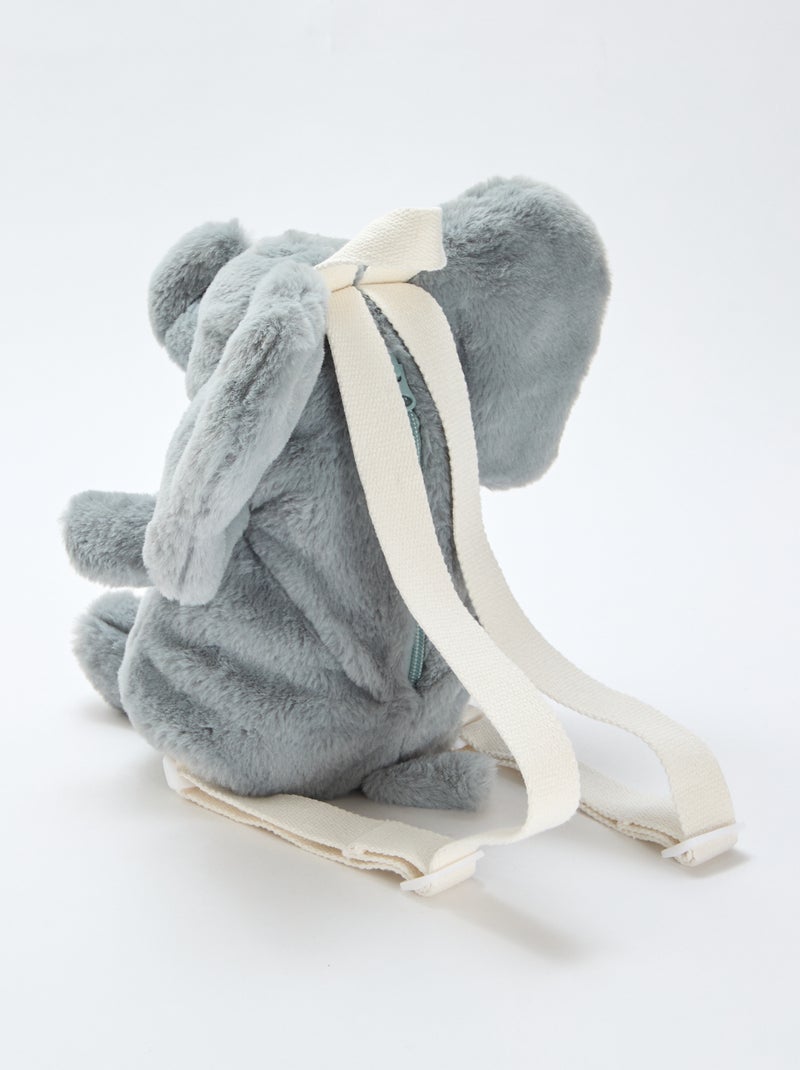 Zaino peluche \'elefante\' Blu - Kiabi
