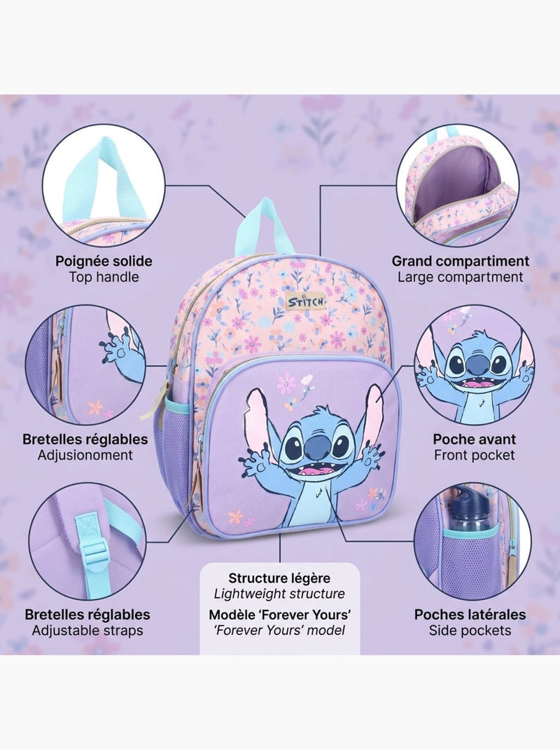 Zaino per bambine Disney Stitch Forever Yours 29 cm 795-01029 Rosa - Kiabi